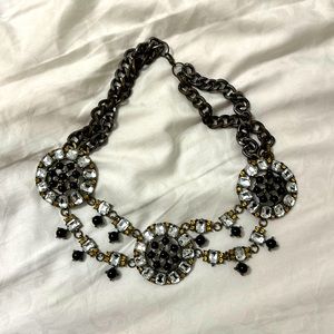 Rhinestone statement necklace